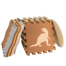 Ikonka Art.KX5421 Foam puzzle mat / playpen 36el. dinosaurs 143cm x 143cm x1cm