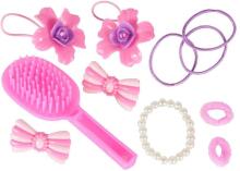 Ikonka Art.KX5406 Doll's head for styling with accessories