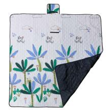Ikonka Art.KX5394 Beach mat picnic blanket camping palm trees 150x200