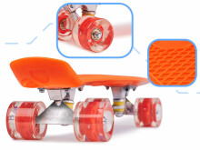 Ikonka Art.KX5375_4 Frisbee rula LED rattad oranžid rattad