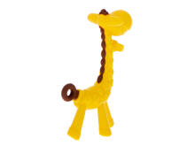 Ikonka Art.KX5357 Silicone teething teether yellow giraffe