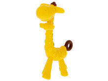 Ikonka Art.KX5357 Silikoninis kramtukas geltonas žirafa
