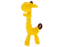 Ikonka Art.KX5357 Silicone teething teether yellow giraffe