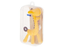 Ikonka Art.KX5357 Silicone teething teether yellow giraffe