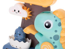 Ikonka Art.KX5354 Bath toy shower with dinosaur reel