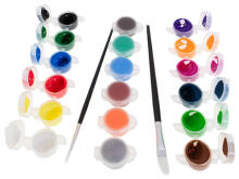 Ikonka Art.KX5352 Plastic painting set in carrying case 123el