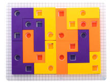 Ikonka Art.KX5349 Tetris puzzle spēle + kartes