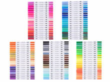 Ikonka Art.KX5271 Värvimarkerid marker pliiatsid komplekt 100tk