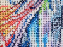 Ikonka Art.KX5259_10 Deimantinio siuvinėjimo mozaikos rinkinys 5D arklys