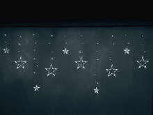 Ikonka Art.KX5248_1 LED star curtain lights 2.5m 138LED cold white