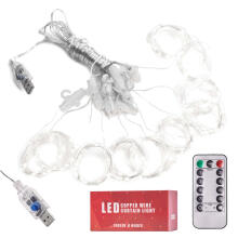 Ikonka Art.KX5242_1 LED curtain lights 3x3m 300LED cold white