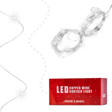 Ikonka Art.KX5242_1 LED curtain lights 3x3m 300LED cold white