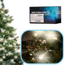 Ikonka Art.KX5239 LED ball chain lights 10m 100LED warm white