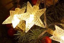 Ikonka Art.KX5237 LED star chain lights 10m 100LED warm white