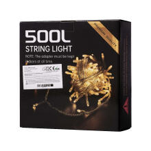 Ikonka Art.KX5236 LED wheel chain lights 50m 500LED with remote control