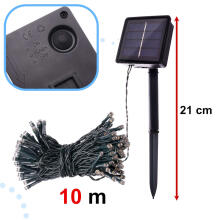Ikonka Art.KX5233_1 Solar lights light chain 20m 200LED multicolour