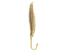 Ikonka Art.KX5226 Hanger hook metal handle gold leaf 20cm