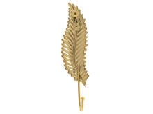 Ikonka Art.KX5226 Hanger hook metal handle gold leaf 20cm