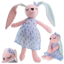 Ikonka Art.KX5222_1 Plush rabbit mascot blue 52cm