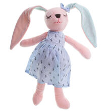 Ikonka Art.KX5222_1 Plush rabbit mascot blue 52cm