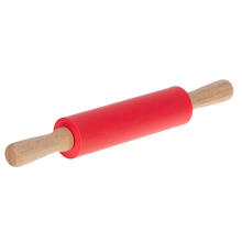 Ikonka Art.KX5216 Silicone pastry roller 38cm red