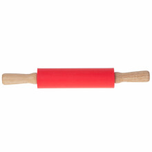 Ikonka Art.KX5216 Silicone pastry roller 38cm red