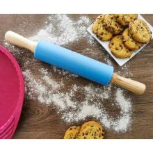 Ikonka Art.KX5216_1 Silicone pastry roller 38cm blue