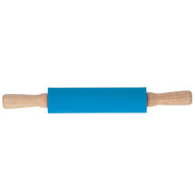 Ikonka Art.KX5216_1 Silicone pastry roller 38cm blue