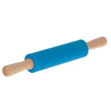 Ikonka Art.KX5216_1 Silicone pastry roller 38cm blue