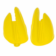 Ikonka Art.KX5215_2 Heat silicone kitchen glove yellow 2 pieces