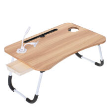 Ikonka Art.KX5185 Laptop table foldable bed stand USB