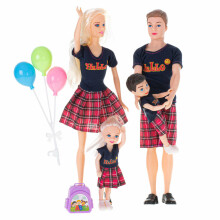 Ikonka Art.KX5149 Doll with husband and children family