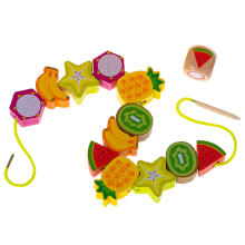 Ikonka Art.KX5138 Puzzle game balancing hedgehog fruit threading