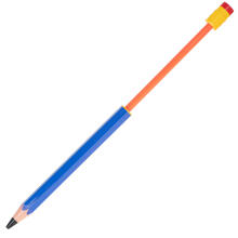 Ikonka Art.KX5132_1 Syringe water pump pencil 54cm blue