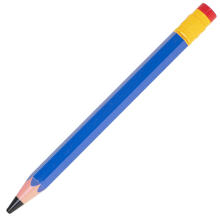 Ikonka Art.KX5132_1 Syringe water pump pencil 54cm blue