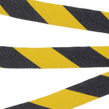 Ikonka Art.KX5113_1 Anti-slip protective tape 5cmx5m black/yellow