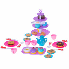 Ikonka Art.KX5083 Coffee service tea set cakes cupcakes platter 46el.