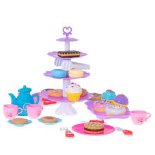 Ikonka Art.KX5083 Coffee service tea set cakes cupcakes platter 46el.