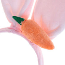 Ikonka Art.KX5077 Bunny costume skirt headband carrot