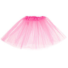 Ikonka Art.KX5072_2 Tutu tilla svārki kostīms rozā