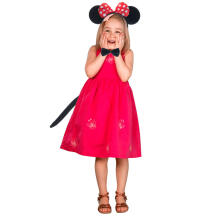 Ikonka Art.KX5050 Costume headband bow tie tail set mouse