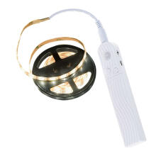 Ikonka Art.KX4942 USB battery-powered motion detector LED strip 2M warm white
