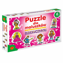Ikonka Art.KX4859 ALEXANDER Puzzles for toddlers - girls