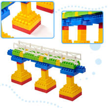 Ikonka Art.KX4810 DIPLO Farm large children's construction plastic blocks 303el.