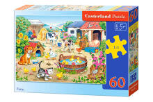 Ikonka Art.KX4805 CASTORLAND Puzzle 60el. Saimniecība
