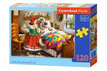 Ikonka Art.KX4804 CASTORLAND Puzzle 120el. Sarkanā Rūķenīte