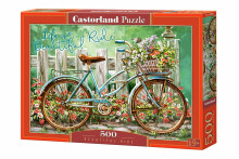 Ikonka Art.KX4786 CASTORLAND Puzzle 500el. Beautiful Ride - Bicycle ride