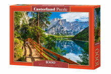 Ikonka Art.KX4780 CASTORLAND Puzzle 1000el. Braies ezers, Itālija - Braies ezers Itālija