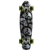 Meteor® Penny Board Art.22607 SKULLS
