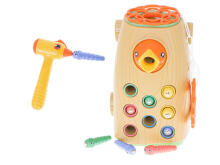 Ikonka Art.KX5429 Magnetic game feed the bird on wheels